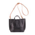 Gold Full Grain Leather Zipper Crossbody Tote Bag | PRUSES-2