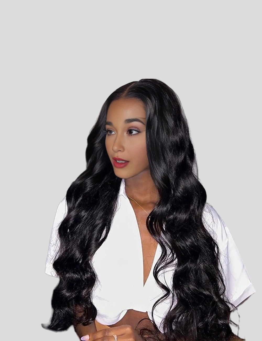 HD Lace Front Wigs Body Wave Human Hair Wigs Invisible Lace Wig with Baby Hair 32 Inch