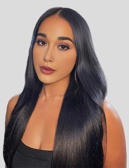 HD Lace Invisible Knots Wear and Go Straight Hair Wig 5x5 Lace Closure And 13x4 Lace Frontal Pre Cut Wigs