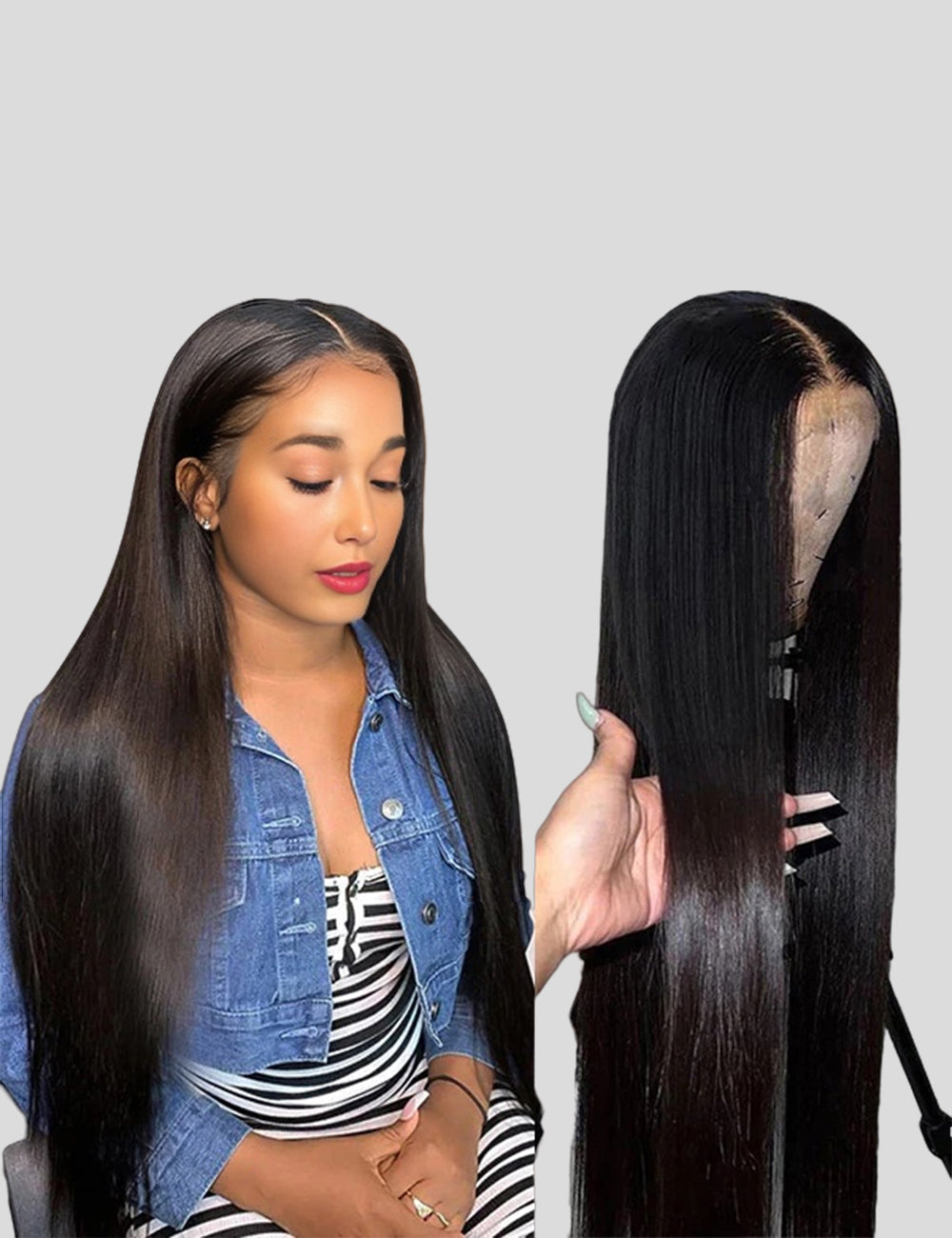 HD Lace Wigs Straight Human Hair Wigs 13x4 Lace Frontal Wigs HD Invisible Lace Wig-1