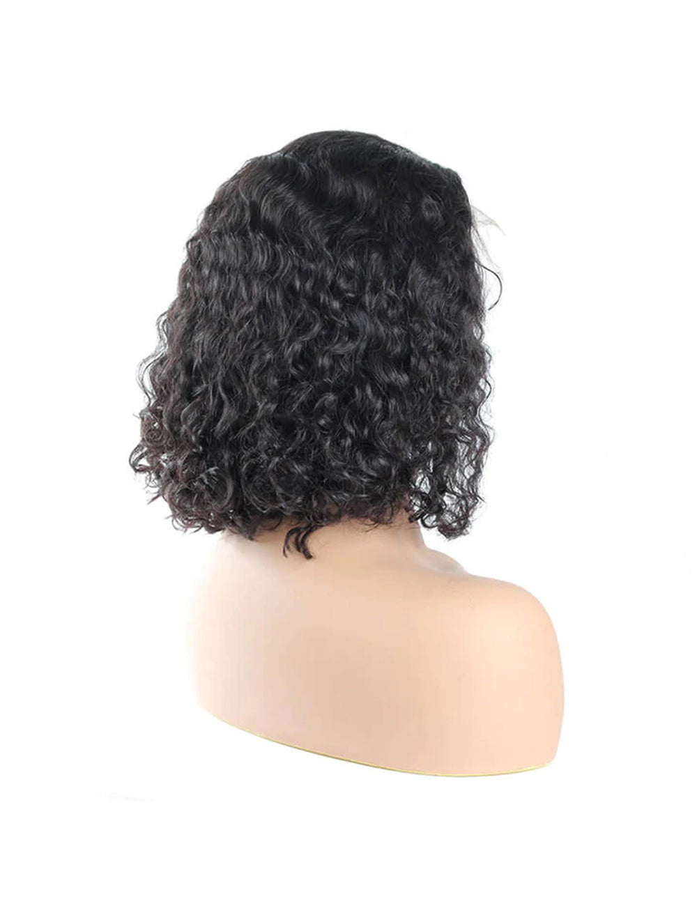 Hair Short Bob Wig Brazilian Curly Hair Wigs 180% Density Human Hair Lace Front Wigs-2