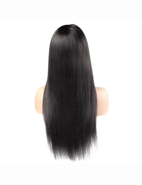 Hair Wigs Peruvian 360 Lace Front Straight Human Hair Wig-3