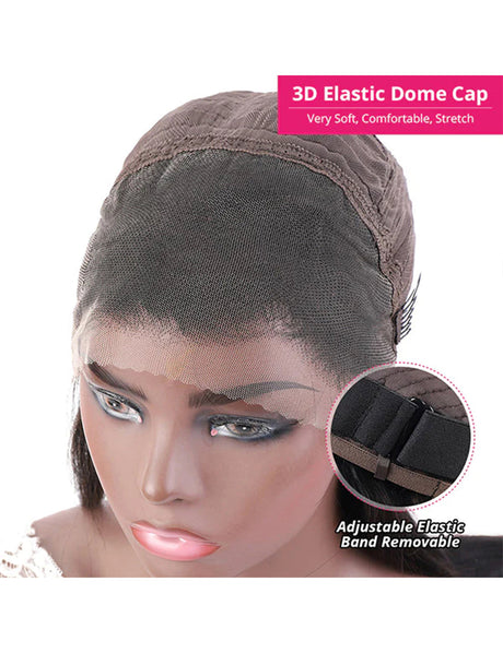Invisible Knot Wear and Go Deep Wave Wig 13x6 Lace Frontal Wigs Pre Cut Wigs-4