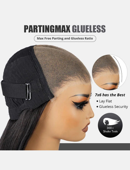 Invisible Knots 7x6 HD Lace Closure Wigs Wear Go PartingMax Loose Deep Wave Wigs Beginner Friendly-2