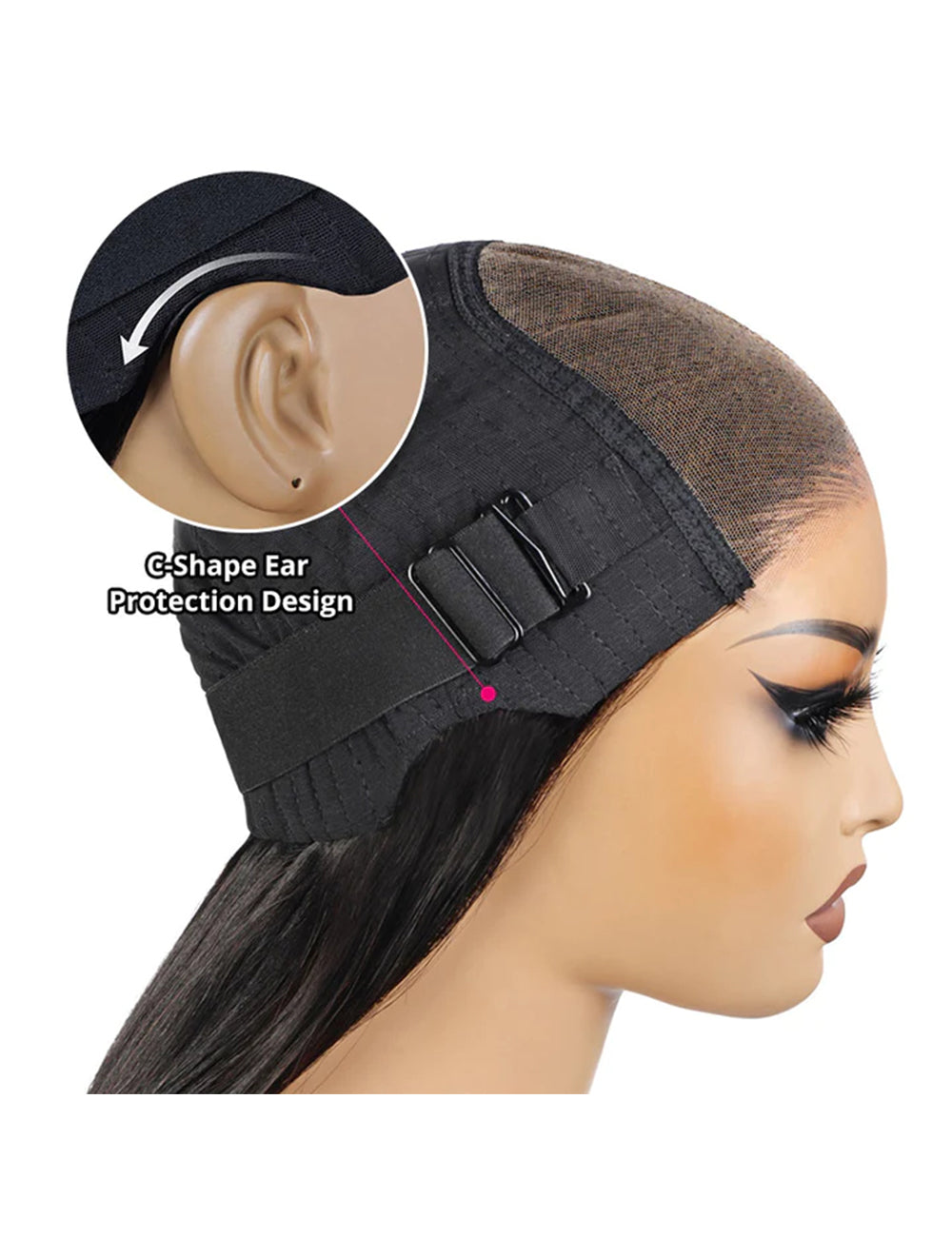 Invisible Knots Body Wave Short Bob Wig 5x5 HD C Part Lace Closure Wigs Wear And Go Pre Cut Wigs-6