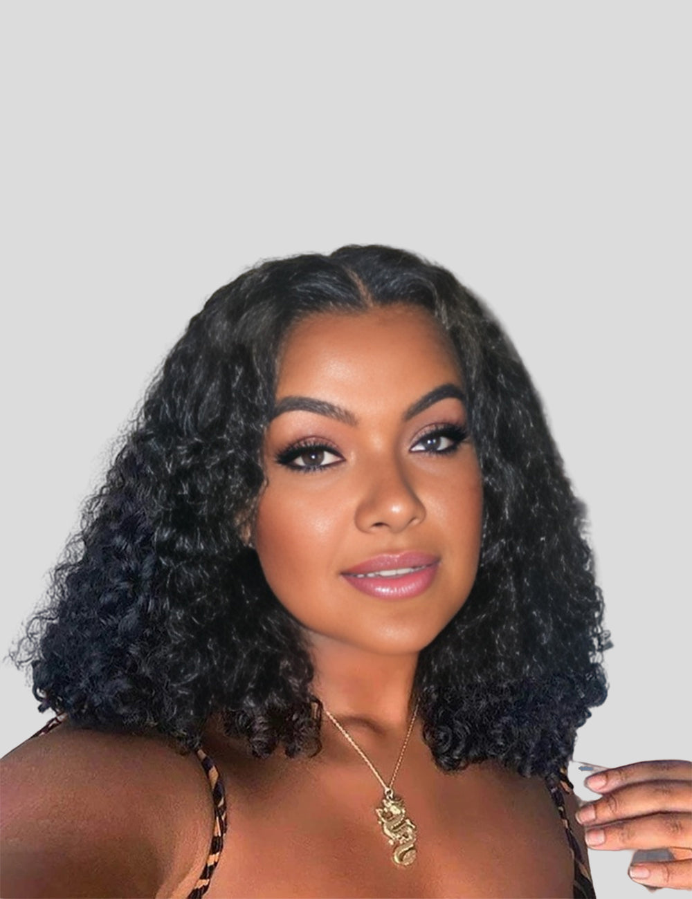 Invisible Knots Glueless Bob Wig Water Wave Human Hair Bob Wigs 5x5 HD Lace Closure Pre Cut Wigs-1