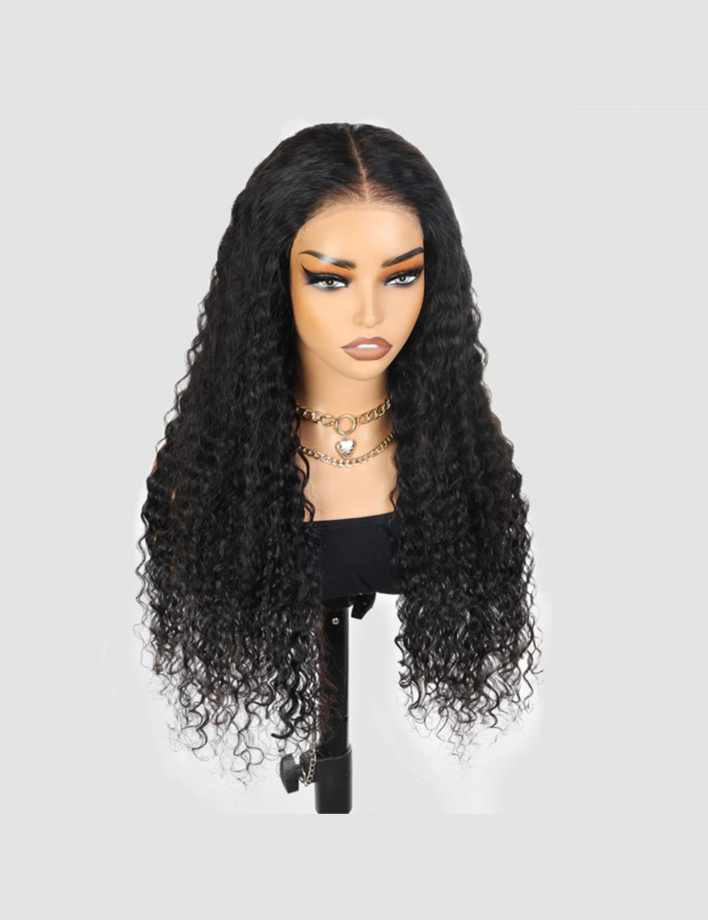 Invisible Knots Glueless Wigs Deep Curly 13x4 HD Lace Frontal Wig Human Hair Pre Cut Wigs-12