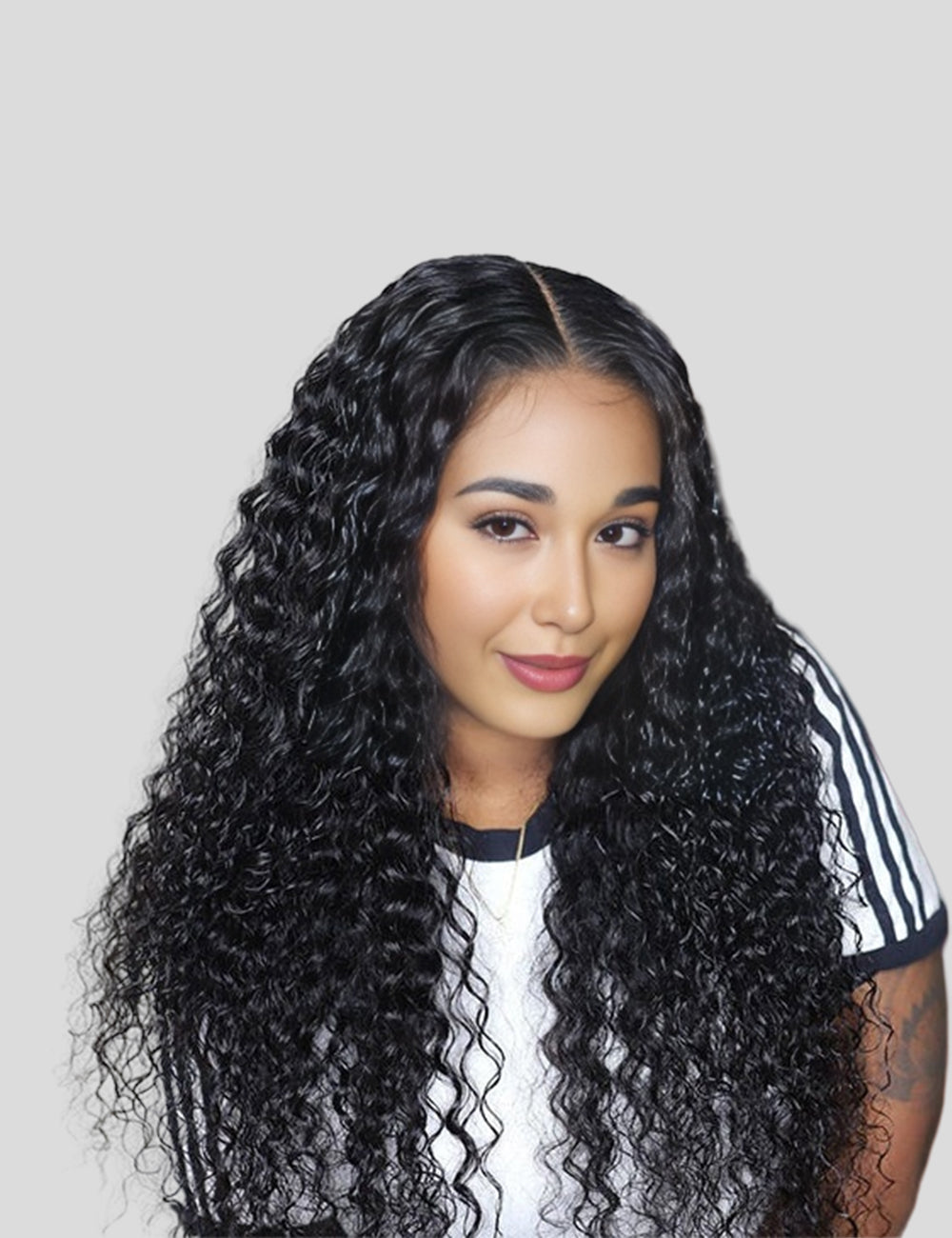 Invisible Knots Glueless Wigs Deep Curly 13x4 HD Lace Frontal Wig Human Hair Pre Cut Wigs-2