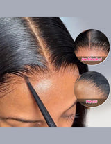 Invisible Knots Glueless Wigs Deep Curly 13x4 HD Lace Frontal Wig Human Hair Pre Cut Wigs-5