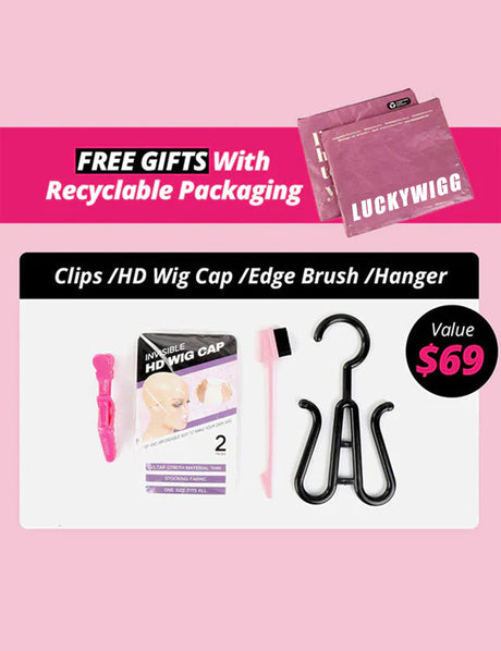 Invisible Knots HD Lace Body Wave Highlighted Wigs P4/27 Color Wear Go Pre Cut Wigs-14