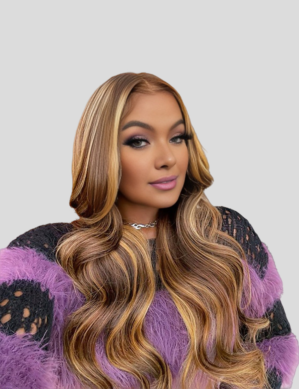 Invisible Knots HD Lace Body Wave Highlighted Wigs P4/27 Color Wear Go Pre Cut Wigs