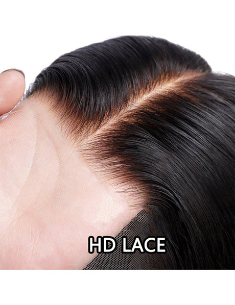 Invisible Knots HD Lace Glueless Wigs Kinky Curly Wigs Human Hair Pre Cut Wigs With Natural Baby Hair-8