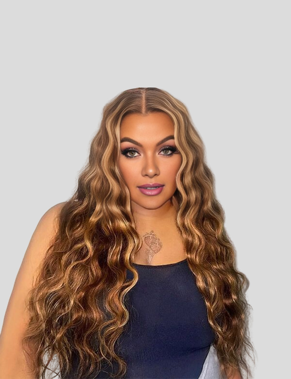 Invisible Knots HD Lace Highlighted P4/27 Wear Go Wigs Loose Deep Wave Glueless Human Hair Wigs Pre Plucked