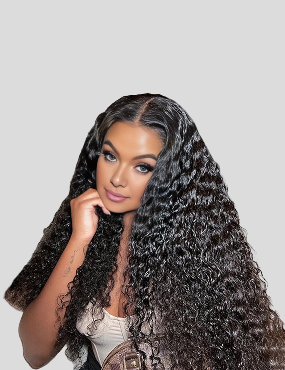 Invisible Knots HD Lace Water Wave Human Hair Wigs Pre Cut Wigs Glueless Wig Pre Plucked-1