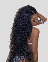 Invisible Knots HD Lace Water Wave Human Hair Wigs Pre Cut Wigs Glueless Wig Pre Plucked-2