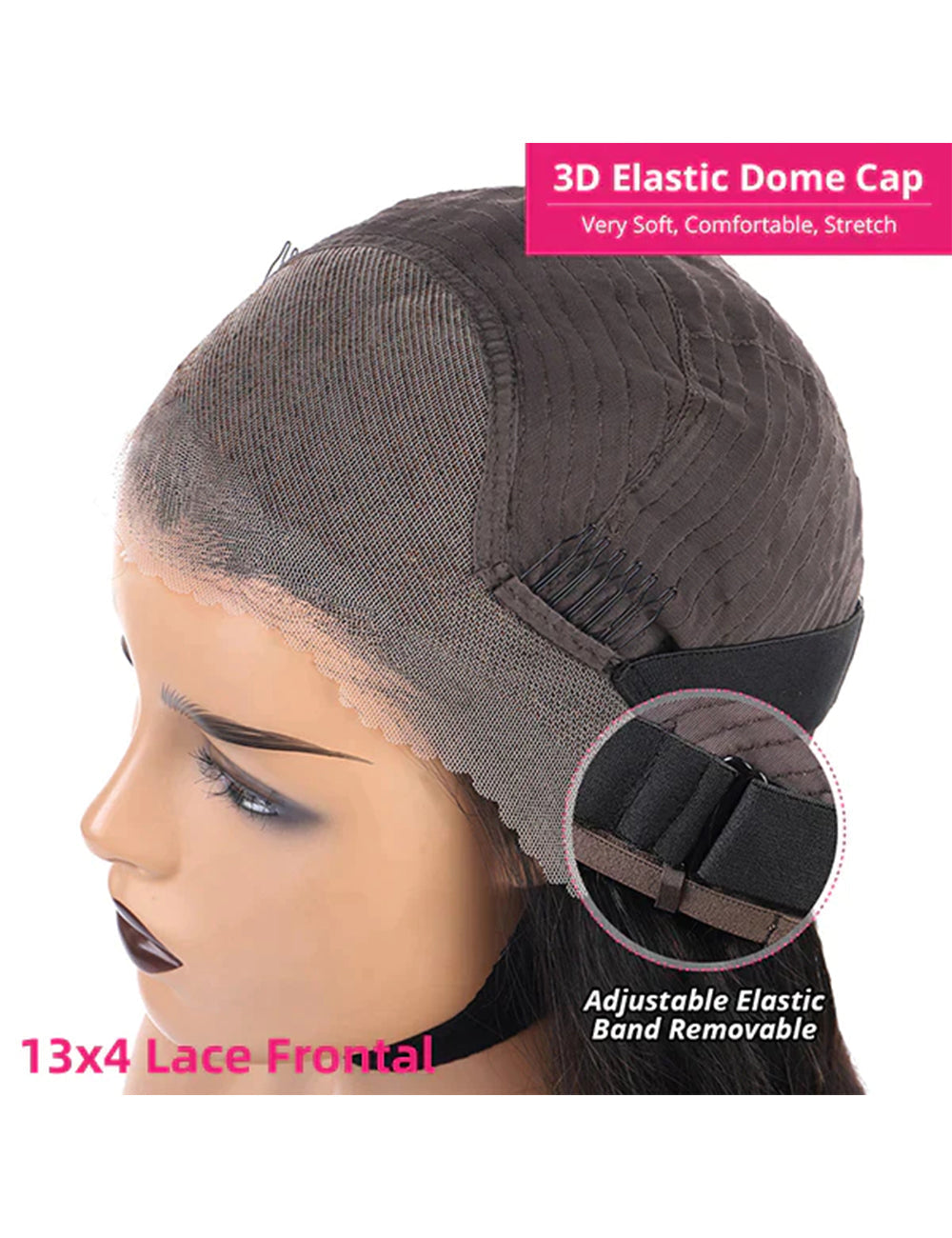 Invisible Knots HD Lace Water Wave Human Hair Wigs Pre Cut Wigs Glueless Wig Pre Plucked-5