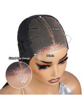 Invisible Knots HD Lace Water Wave Human Hair Wigs Pre Cut Wigs Glueless Wig Pre Plucked-7