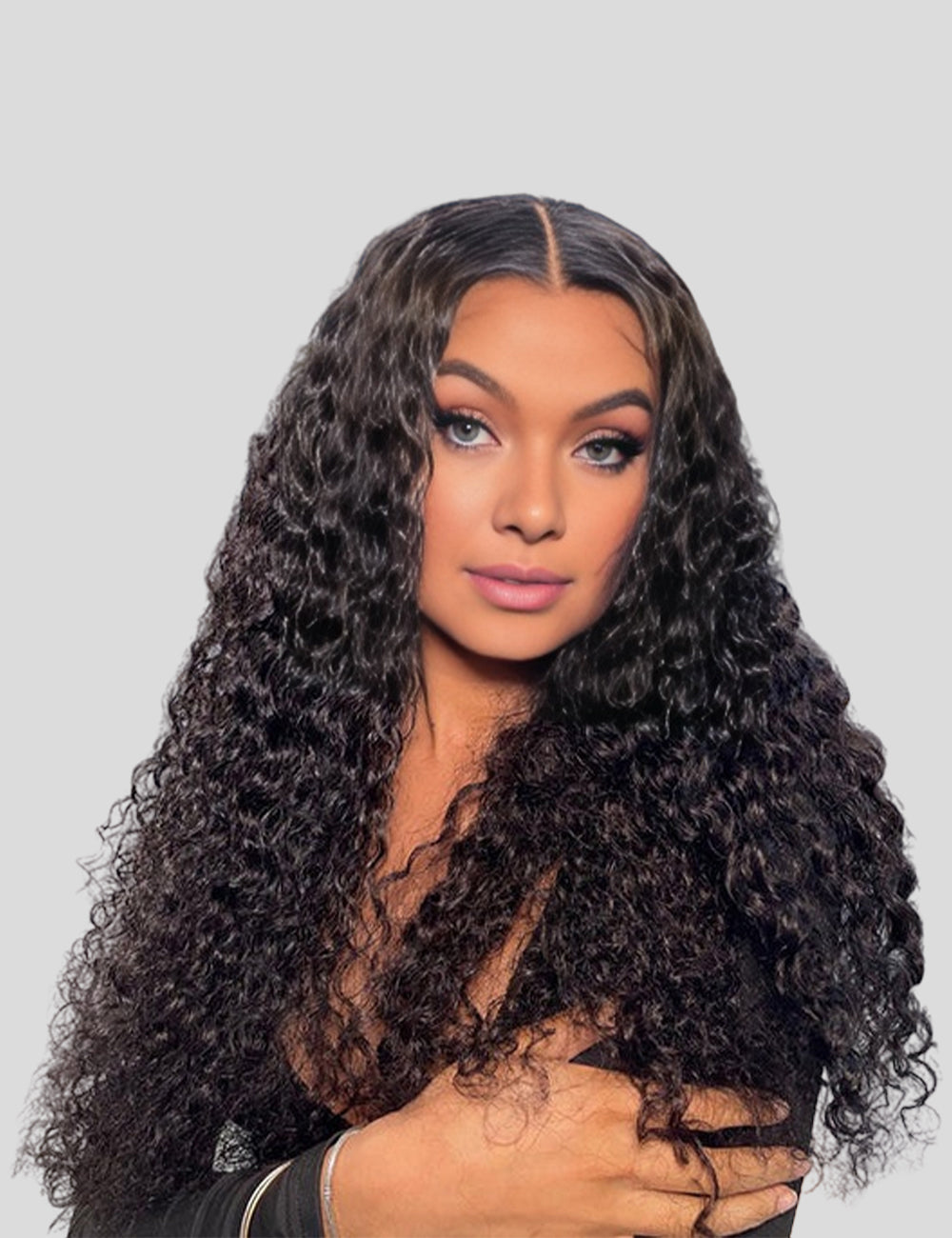 Invisible Knots HD Lace Water Wave Human Hair Wigs Pre Cut Wigs Glueless Wig Pre Plucked