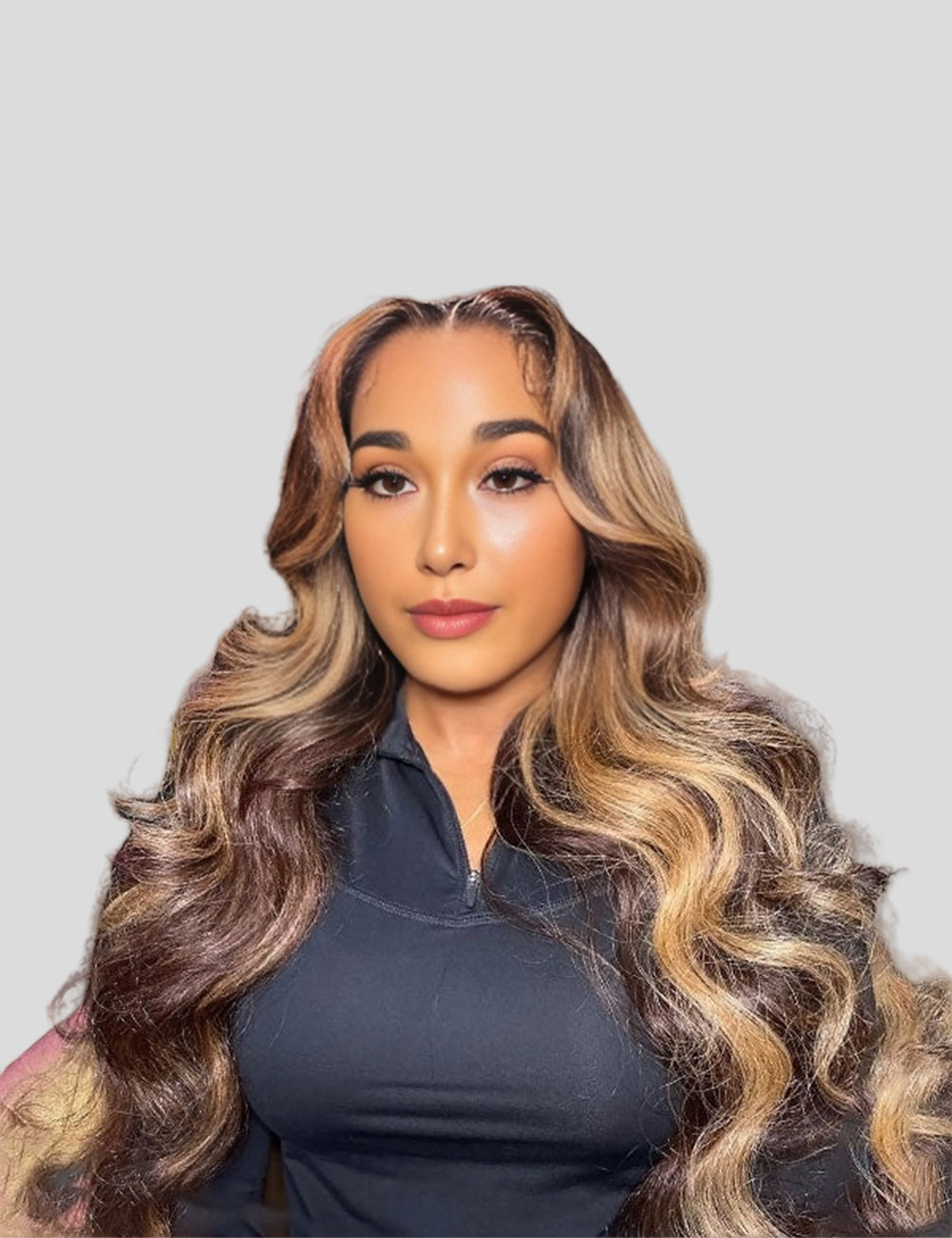 Invisible Knots Highlighted Honey Blonde Body Wave Wigs Wear Go Pre Cut Wigs 13x4 HD Lace Frontal Wig