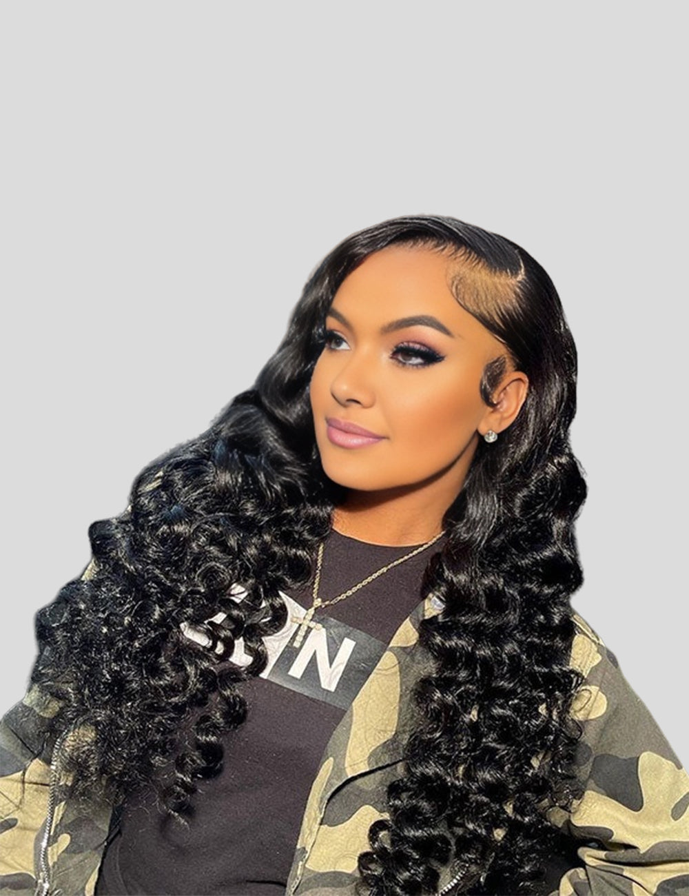 Invisible Knots Loose Deep Glueless Wig 13x4 Lace Frontal Wigs Pre Cut Wigs-2