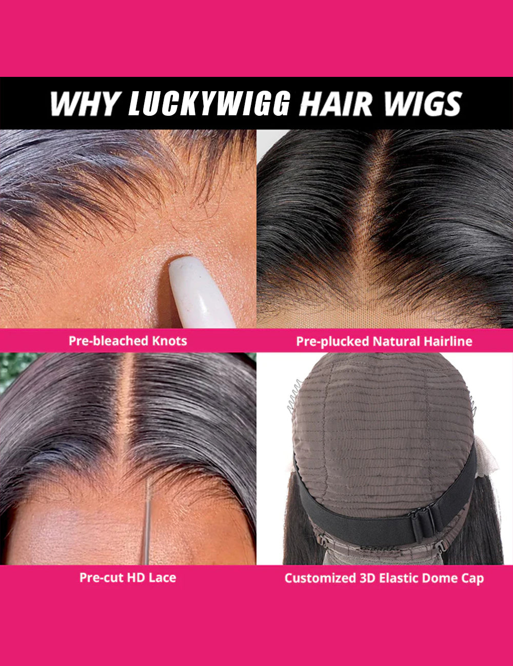 Invisible Knots Loose Deep Glueless Wig 13x4 Lace Frontal Wigs Pre Cut Wigs-8