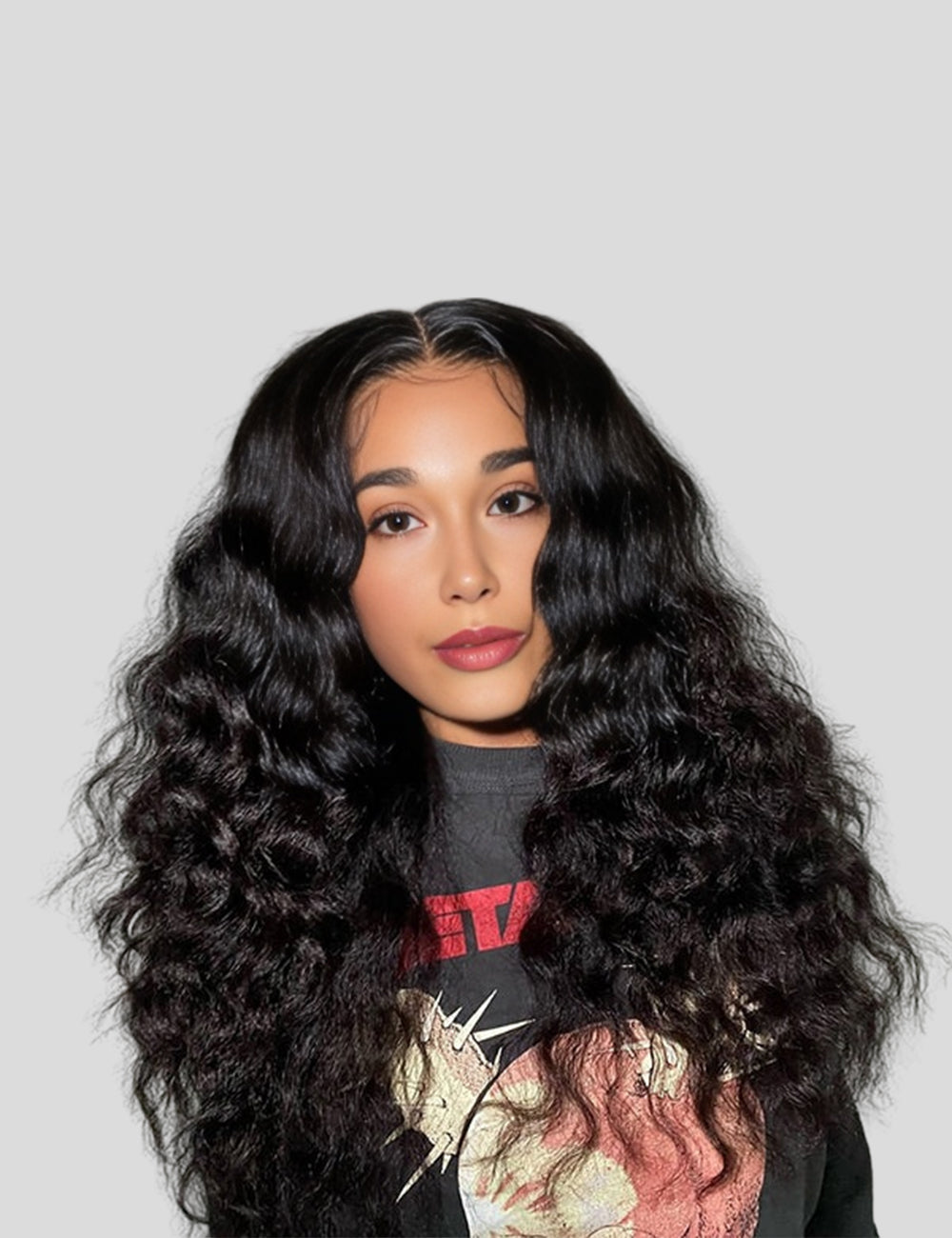 Invisible Knots Loose Deep Wave Wig Glueless Wigs 13x6 Lace Frontal Wigs Pre Cut Wigs-2