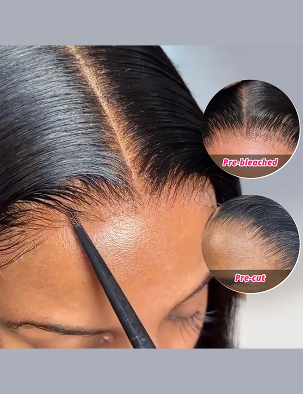 Invisible Knots Loose Deep Wave Wig Glueless Wigs 13x6 Lace Frontal Wigs Pre Cut Wigs-8