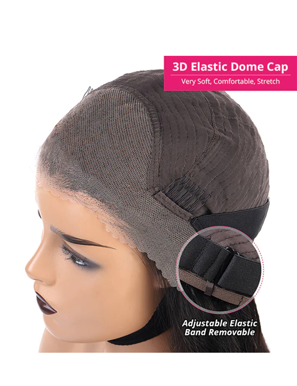 Invisible Knots Pre-Plucked Water Wave Wear Go Wigs 13x4 Lace Frontal Wigs Pre Cut Wigs-4