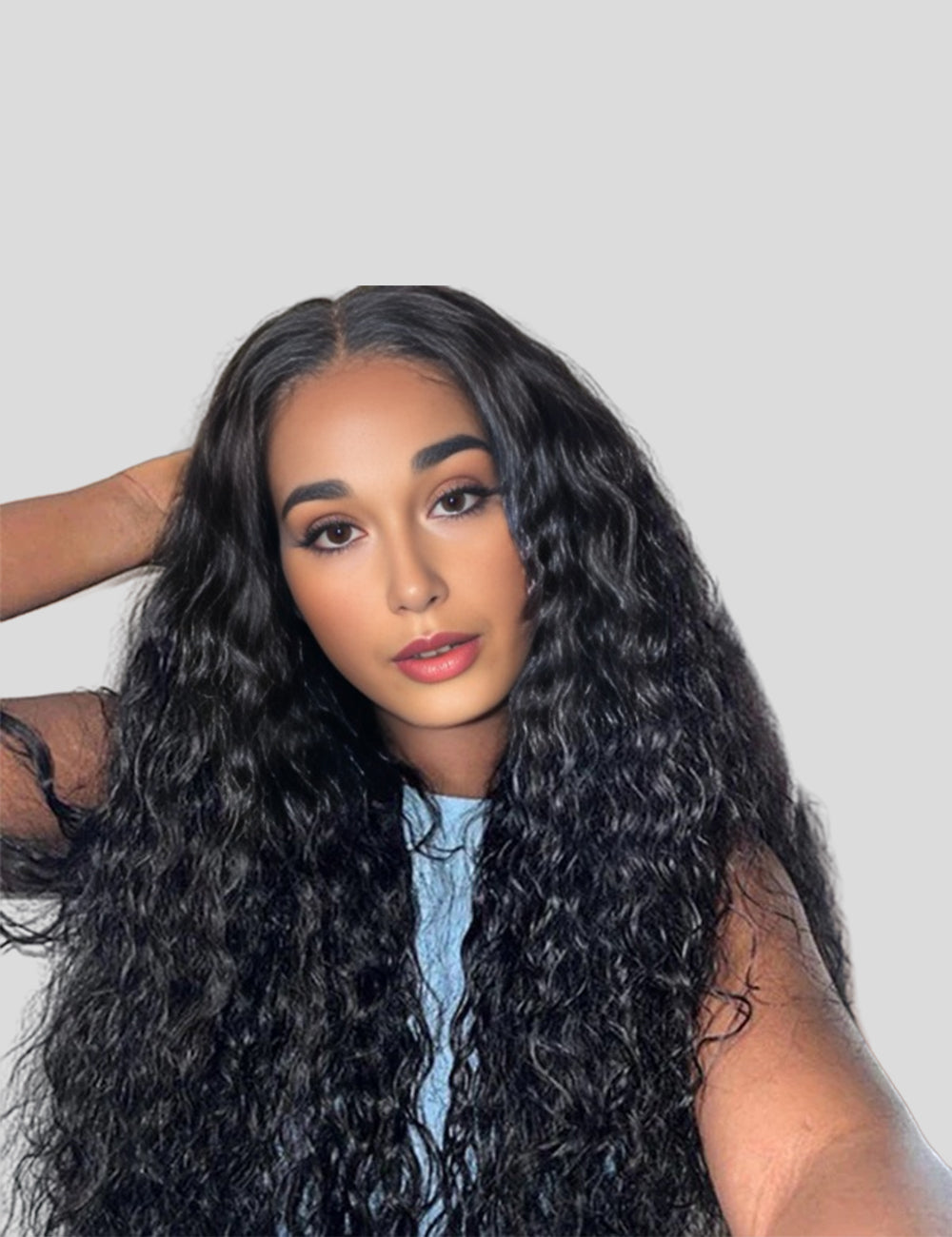 Invisible Knots Wear Go Glueless Wigs Water Wave Wig 13x6 Lace Frontal Wigs Pre Cut Wigs Beginner Friendly-1