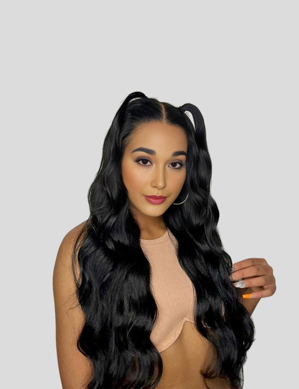 Invisible Knots Wear and Go Glueless Wigs Pre Cut Wigs Body Wave Wigs Pre-Plucked 13x4 Lace Frontal Wig-1