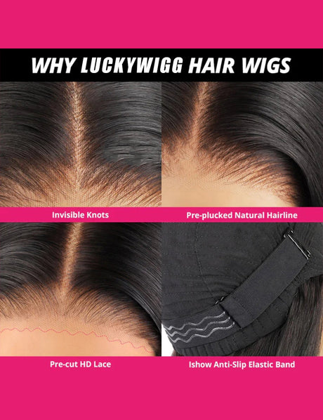 Invisible Knots Wear and Go Kinky Curly Wigs Glueless Human Hair Wig Pre Cut Wigs-9
