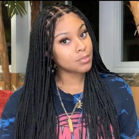 KNOTLESS BRAIDED WIG | MOST REALISTIC BRAID WIG