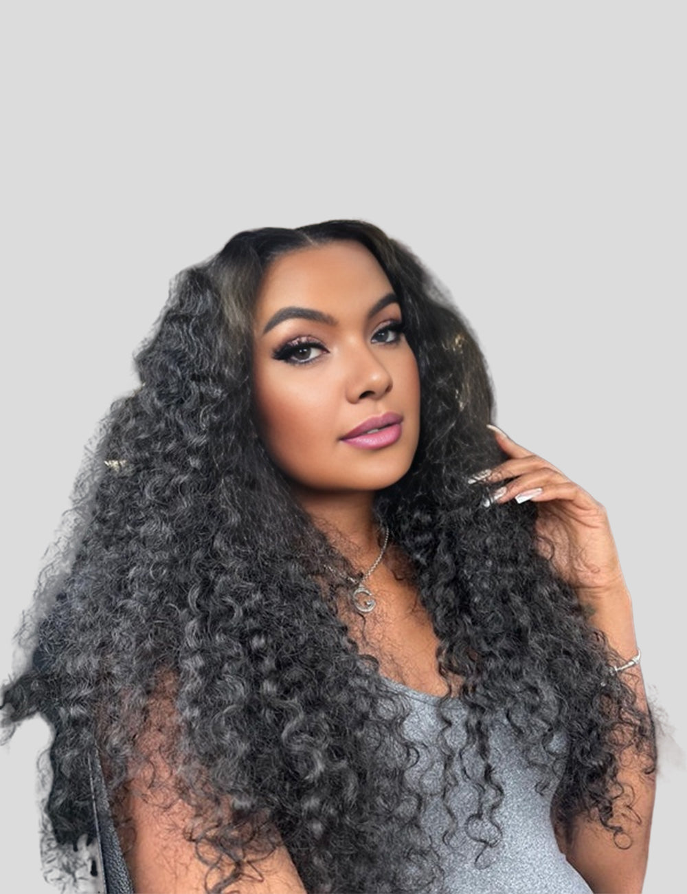 Kinky Curly PartingMax 7x6 HD Lace Closure Human Hair Wig Invisible Knots Glueless Wigs-1