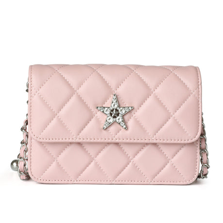 Leather Shoulder Chain Bags Flap Quilted Crossbody Mini Bags| PRUSES3