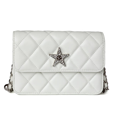 Leather Shoulder Chain Bags Flap Quilted Crossbody Mini Bags| PRUSES6