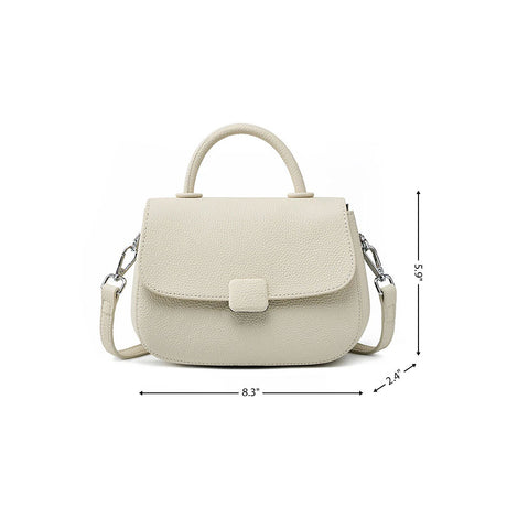 Leather Top Handle Handbags Crossbody Flap Bag111