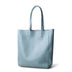 Light Blue Horizontal Soft Leather Tote Bag for Women | PRUSES-1