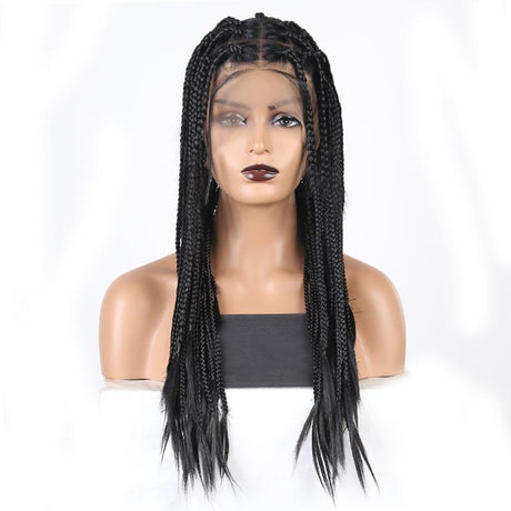 New Arrival-Long Hair Braided Wig With Baby Hair