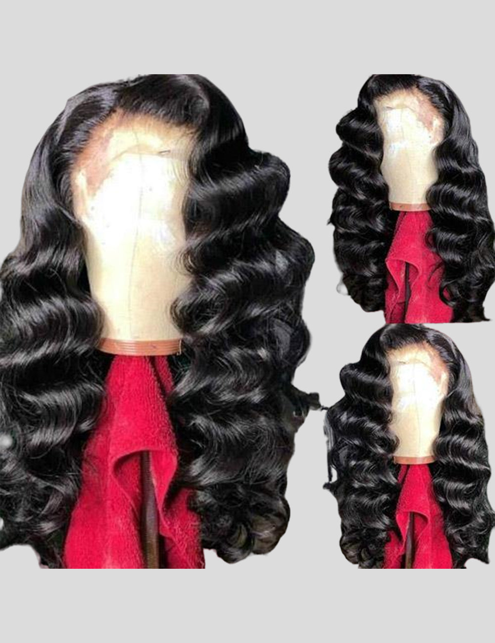 Loose Deep Wave Lace Front Wig 13x4 Lace Frontal Wig 200% Density HD Transparent Lace Wig Malaysian Remy Human Hair Wigs-1
