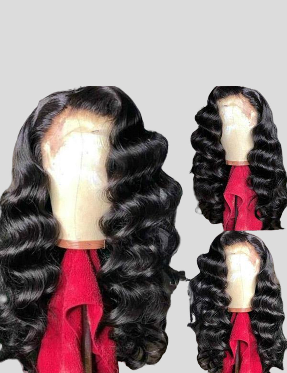 Loose Deep Wave Lace Front Wig 13x4 Lace Frontal Wig 200% Density HD Transparent Lace Wig Malaysian Remy Human Hair Wigs-5-2
