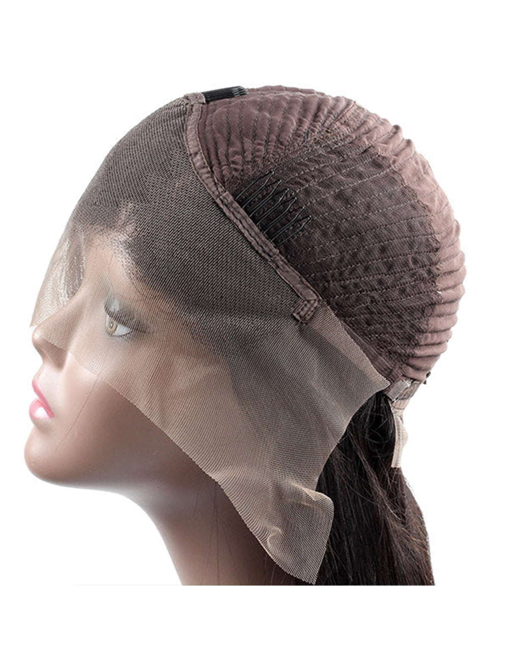 Loose Deep Wave Pre Bleached Wig Glueless 13x6 Lace Front Wig 180 % Density 40 Inch Human Hair Wig-4