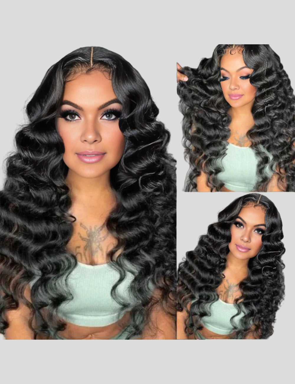 Loose Deep Wave Wig HD Lace Front Wigs 13x4 Lace Frontal Wig Glueless Human Hair Wigs-3