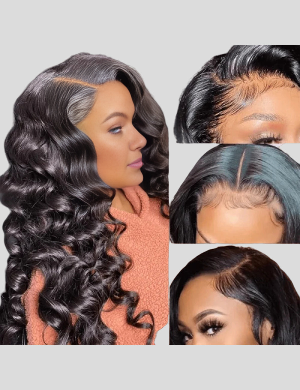 Loose Deep Wave Wig HD Lace Front Wigs 13x4 Lace Frontal Wig Glueless Human Hair Wigs-4