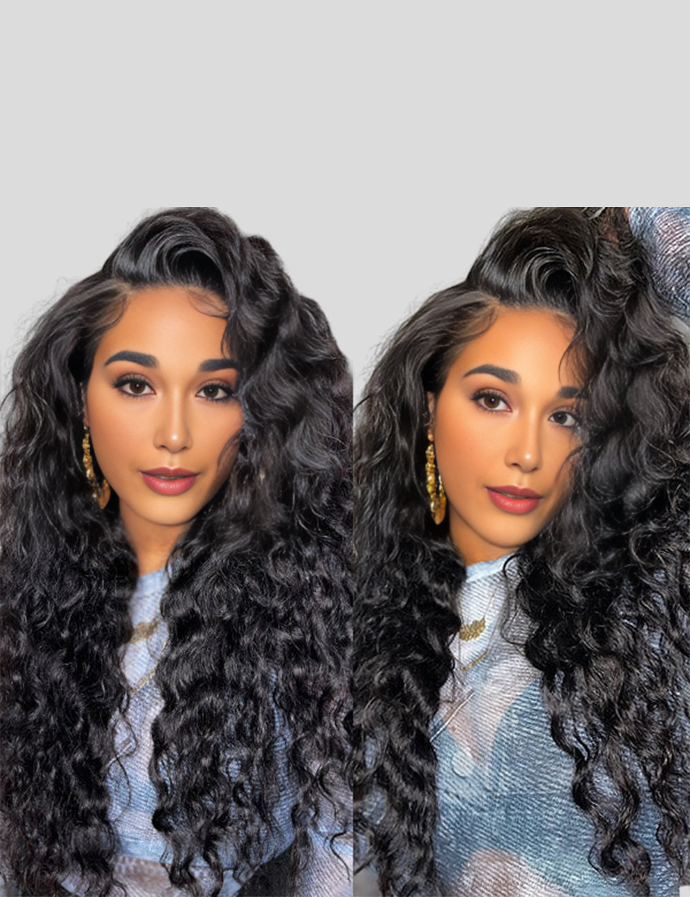 Loose Deep Wig HD Lace Frontal Wigs Invisible 13x4 Lace Front Wigs Long Human Hair Wigs-1