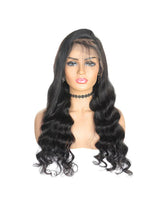 Loose Wave Lace Front Wig Pre Bleached Wigs 13x4 HD Transparent Lace Wig with Baby Hair 30 Inch Human Hair Wig-2