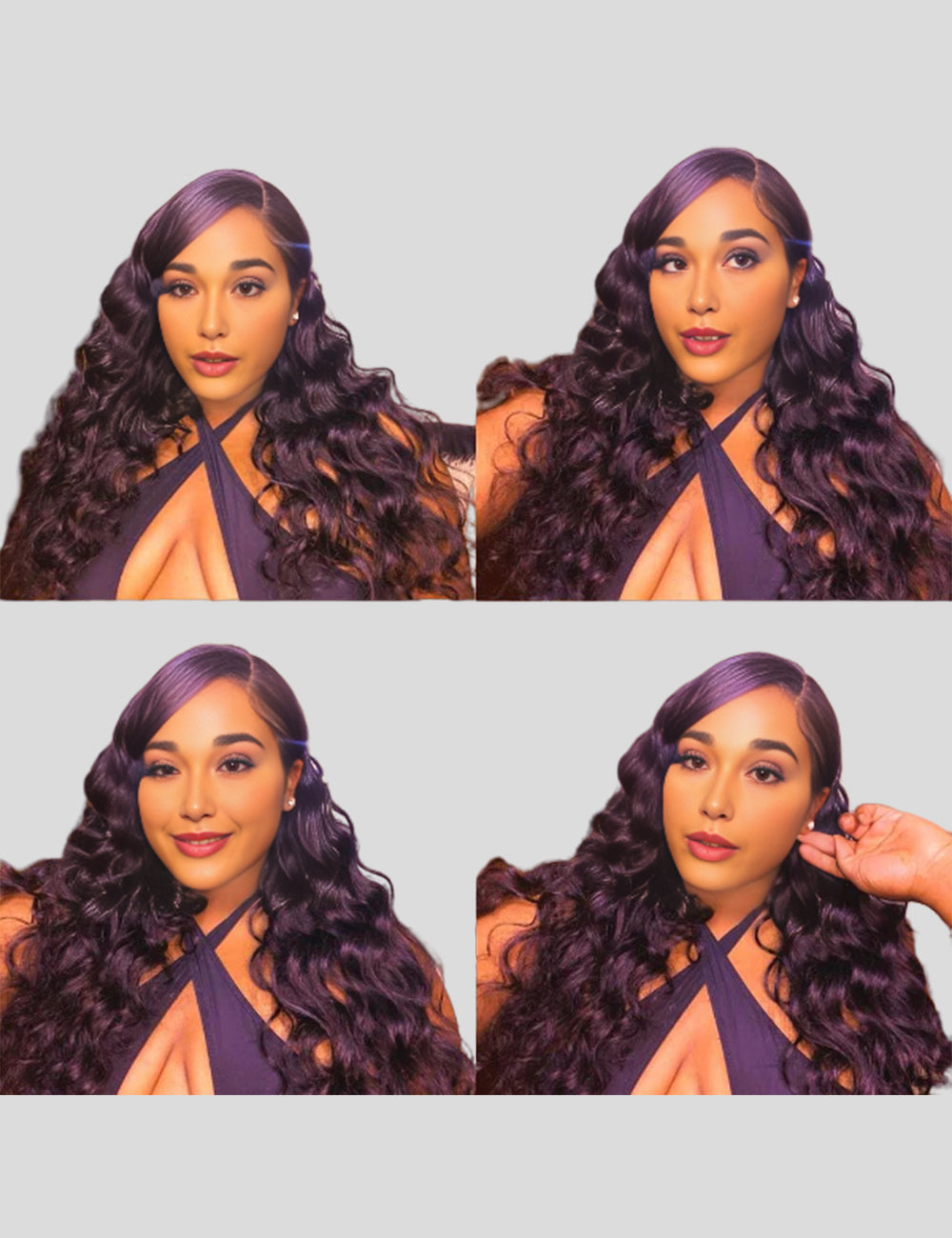 Loose Wave Wig 4x4 Lace Closure Wig Malaysian Human Hair Wigs-1