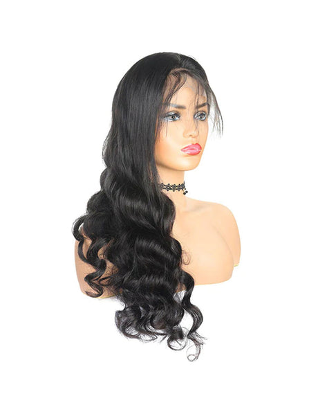 Loose Wave Wig 4x4 Lace Closure Wig Malaysian Human Hair Wigs-3