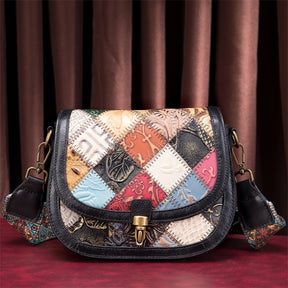 Multicolor_Embossing_Leather_Flap_Shoulder_Wide_Strap_Saddle_Bags_PRUSES-5