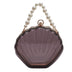 Neon Black Pearl Strap Transparent Clutch Bags Small Clear Purses