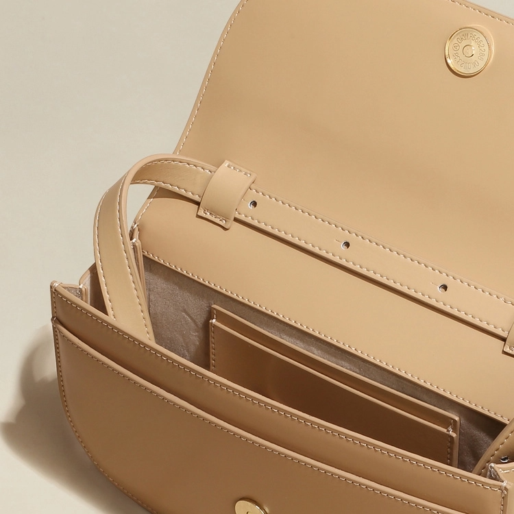 Nude_Genuine_Leather_Flap_Shouler_Bags_Purse_4